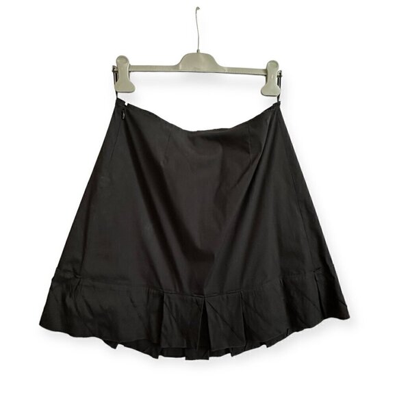 Prada A‎ line Black Cotton Skirt, Size 46 Italy/L, Never worn - Picture 2 of 12